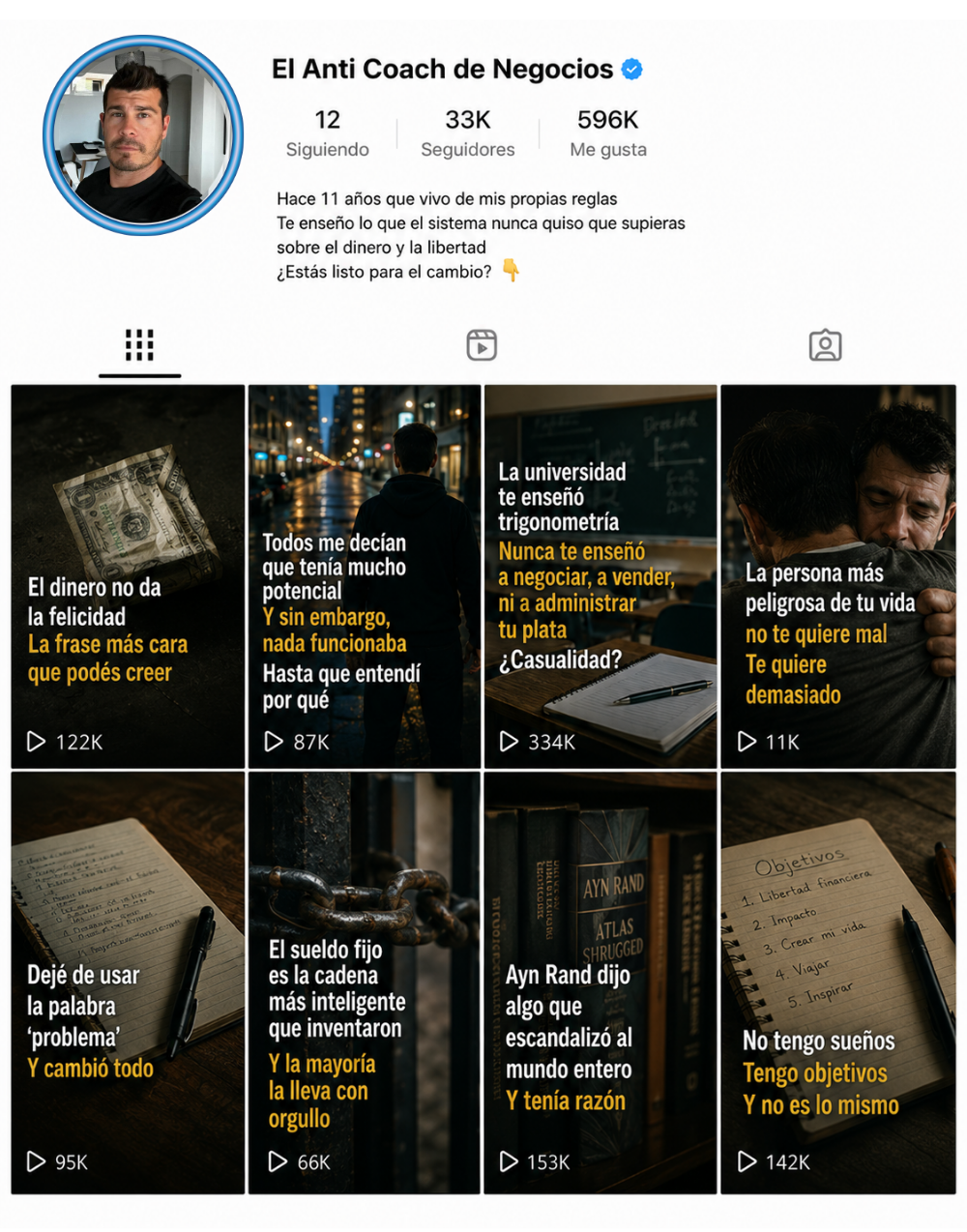 Cuenta El Anti Coach de Negocios